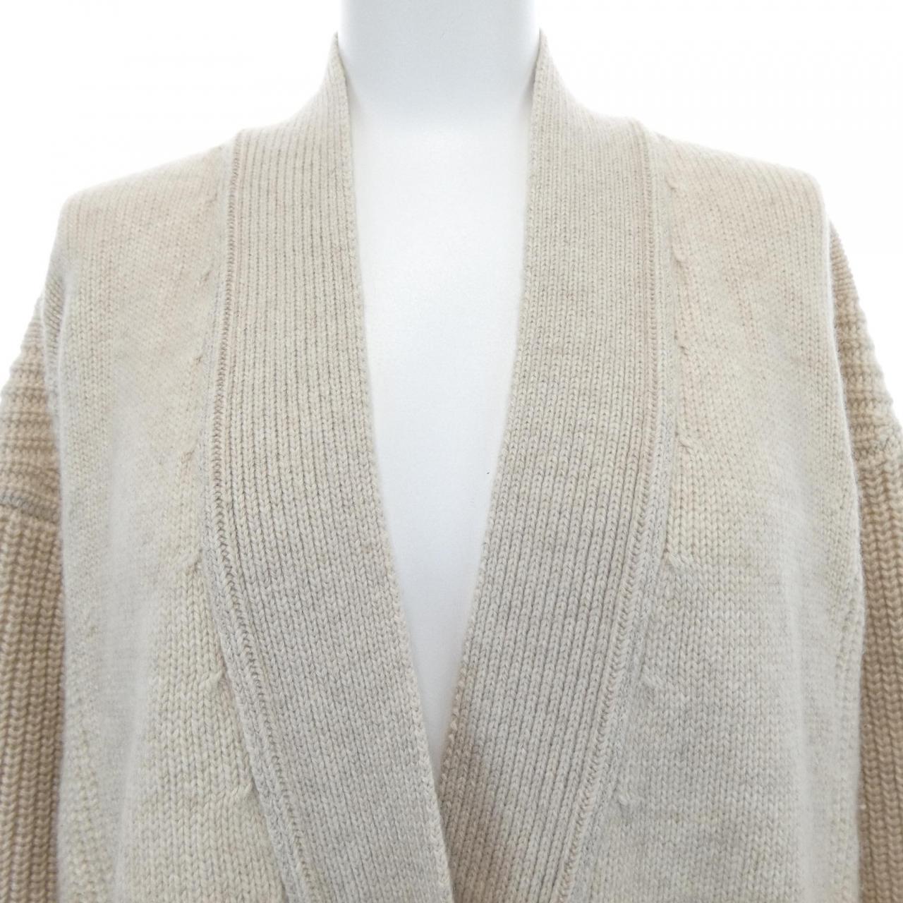 エルメス ロングカーディガン カシミヤ ロングカーディガン 36
