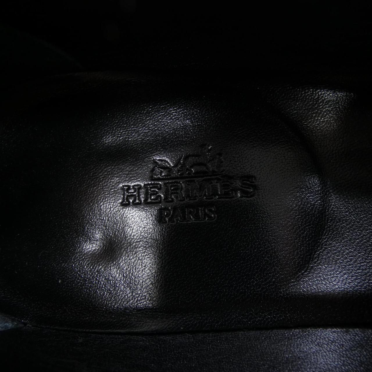 エルメス Paris H Buckle レザーシューズ