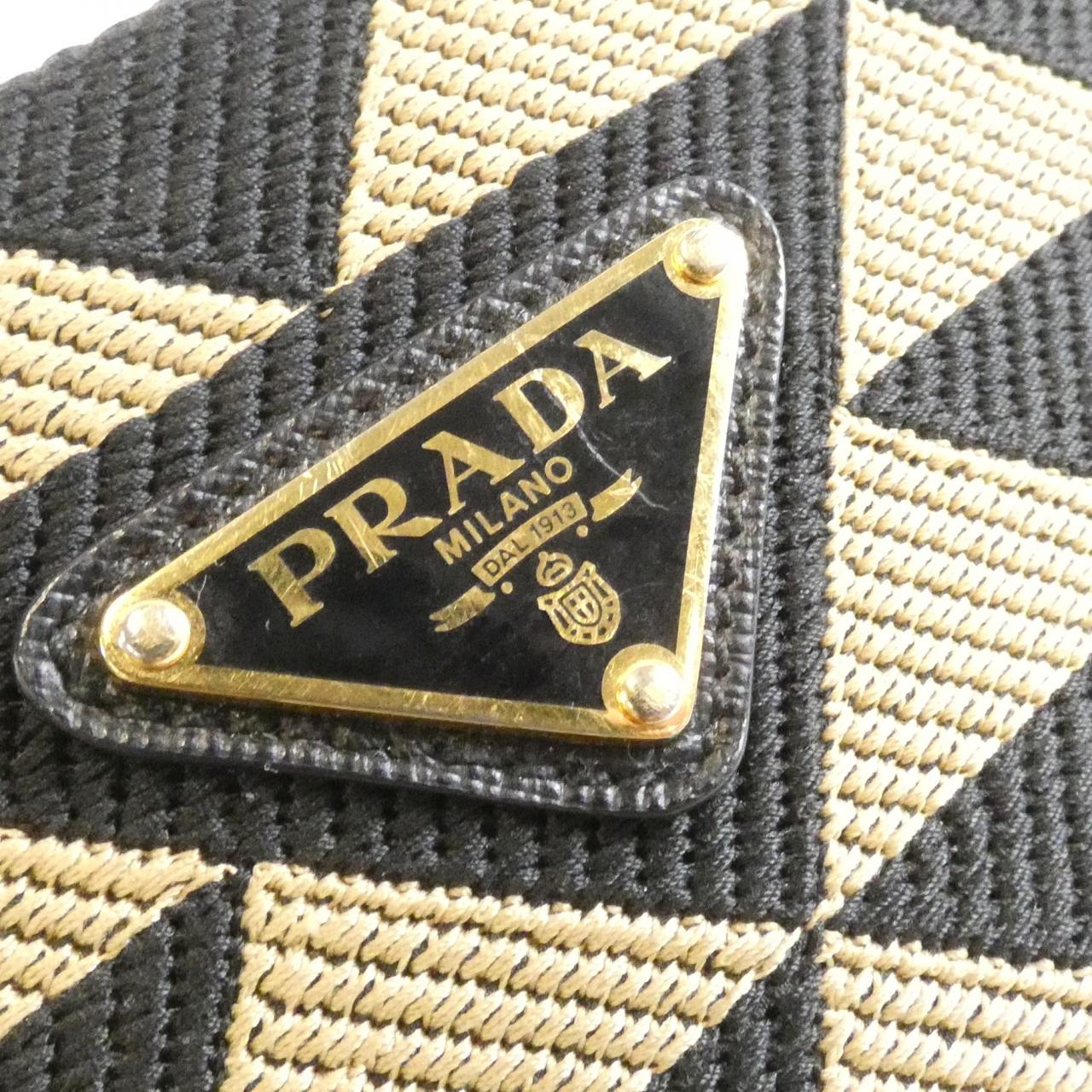 プラダ TRIANGOLO JACQUARD ハンドバッグ