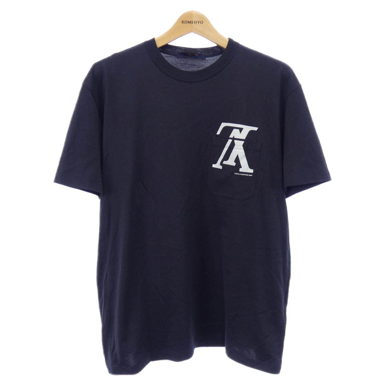 ルイヴィトン Upside-Down LV Logo コットンTシャツ