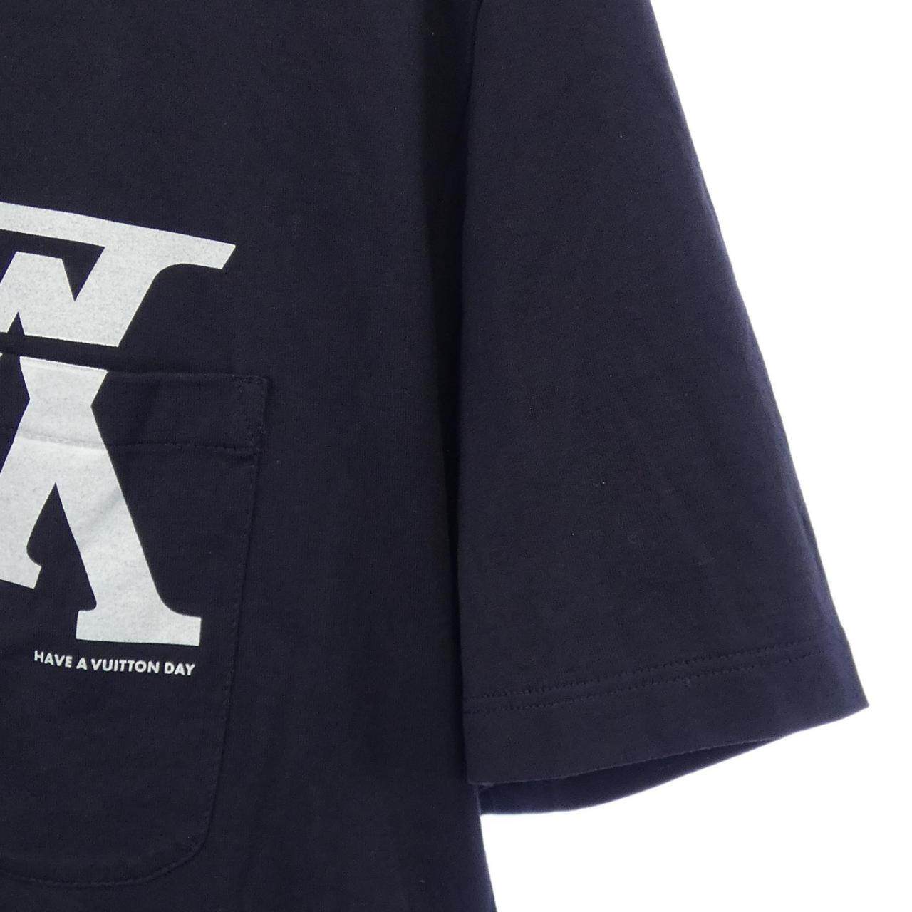 ルイヴィトン Upside-Down LV Logo コットンTシャツ
