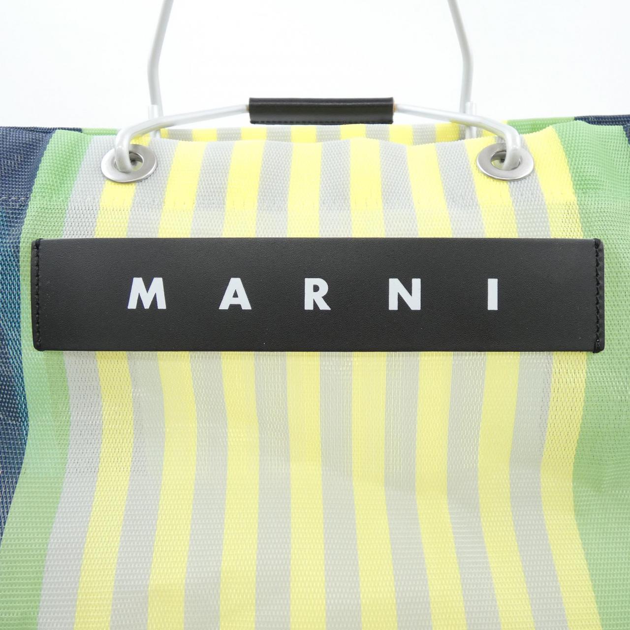 マルニ MARNI MARKET ストライプトートバッグ