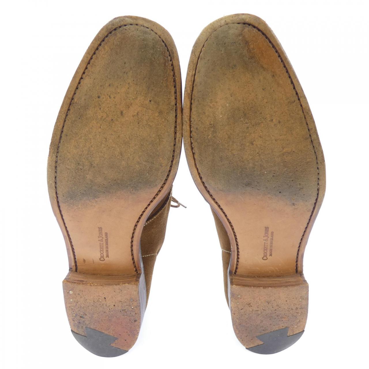 クロケットアンドジョーンズ CHUKKA スエードブーツ