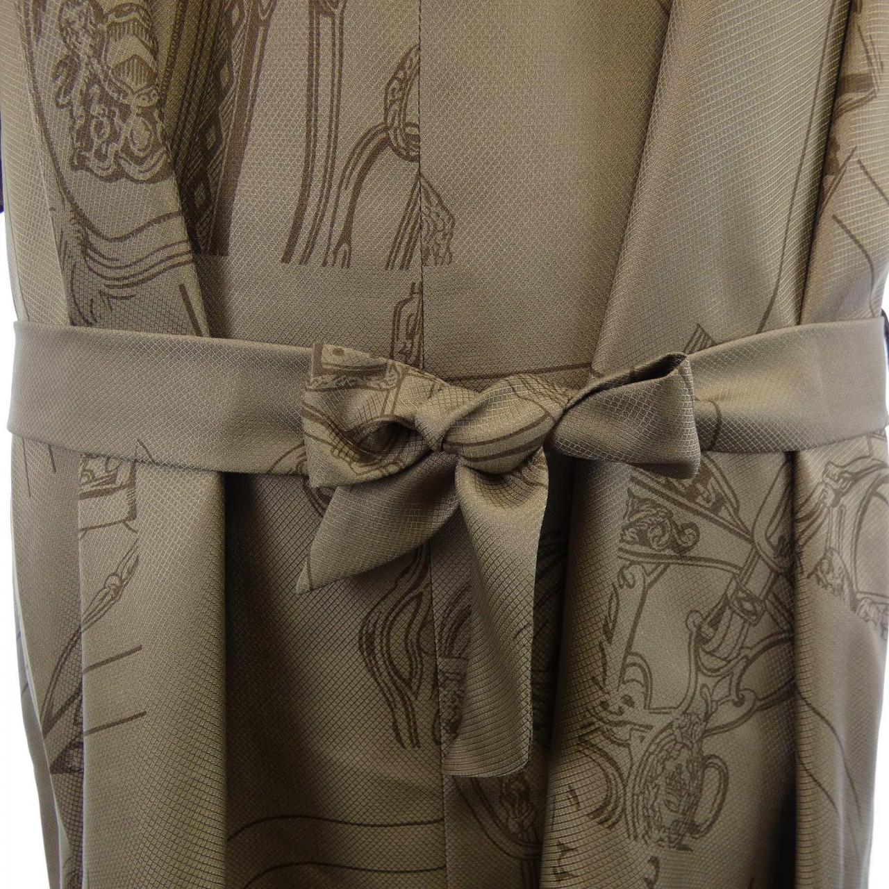 エルメス EN DESORDRE FINESSE シルクワンピース36