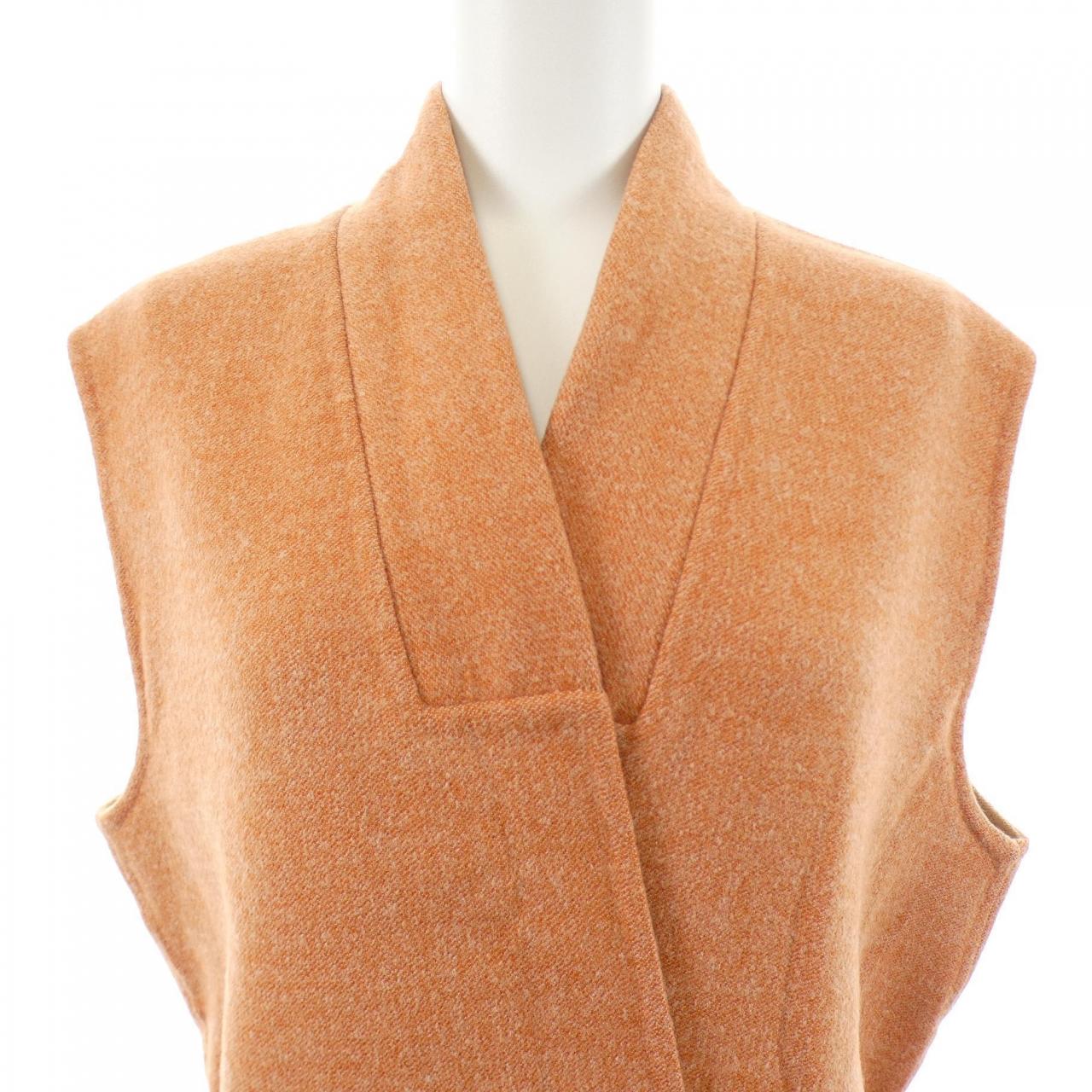 エルメス カシミヤロングベスト