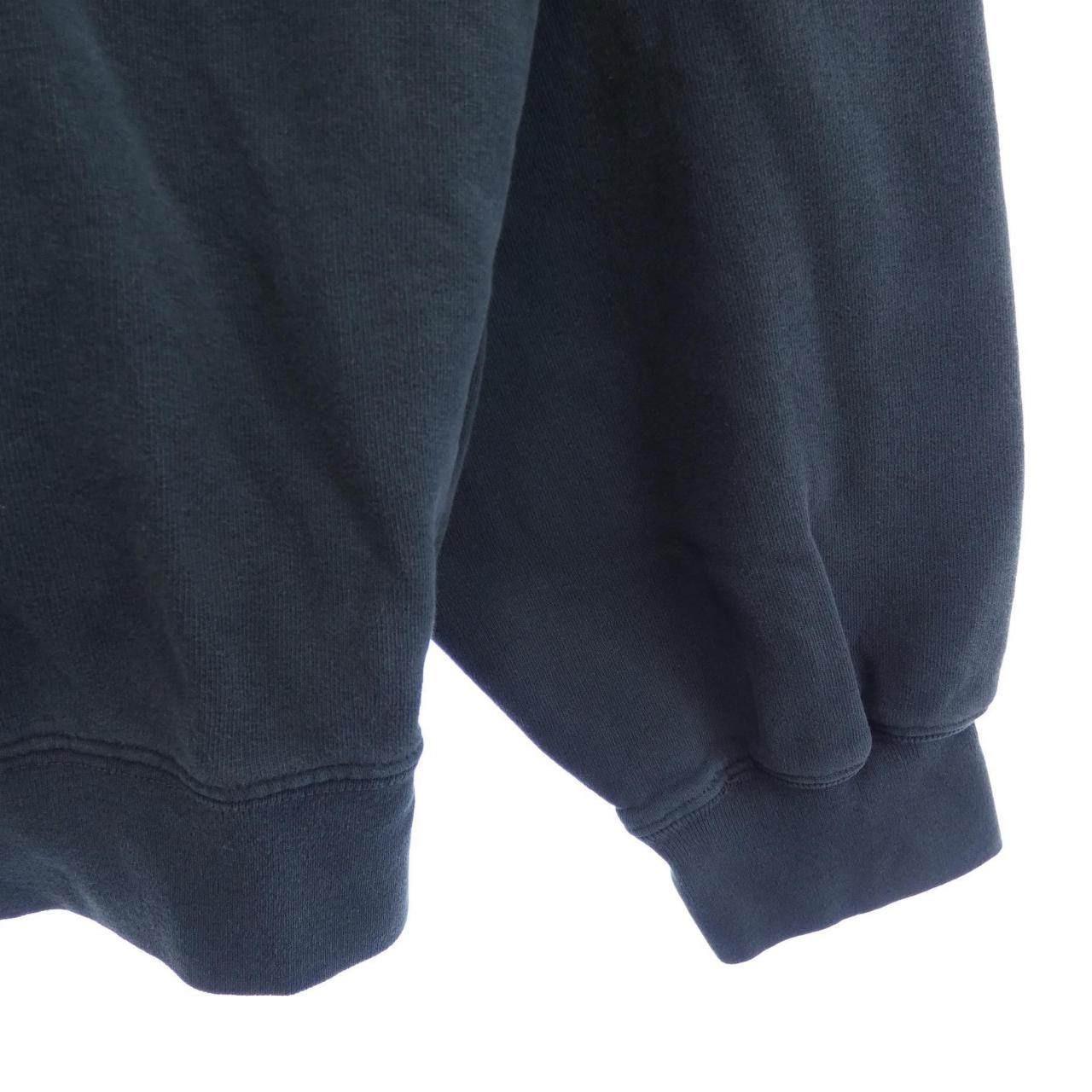 シュプリーム Overdyed Sロゴ コットンパーカー