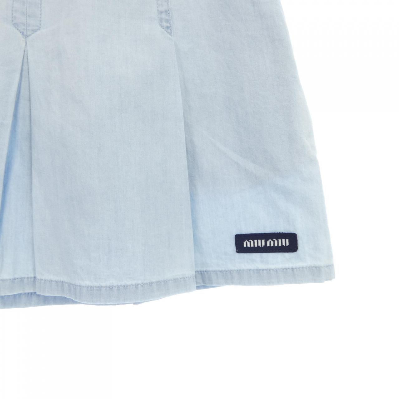 ミュウミュウ MIU MIU Logo Label スカート