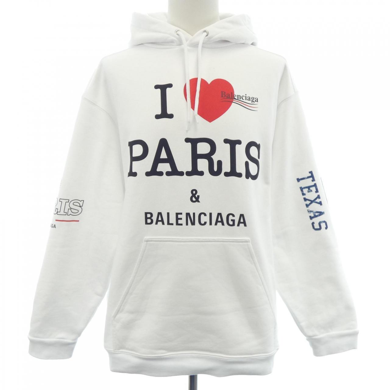 バレンシアガ I LOVE PARIS パーカー