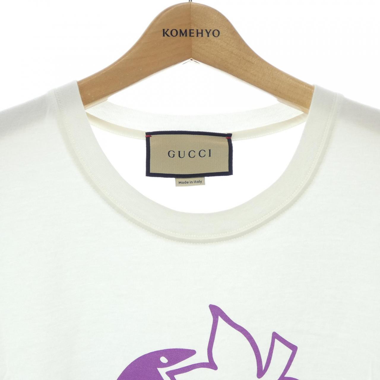 グッチ ストロベリーグッチ コットンTシャツ