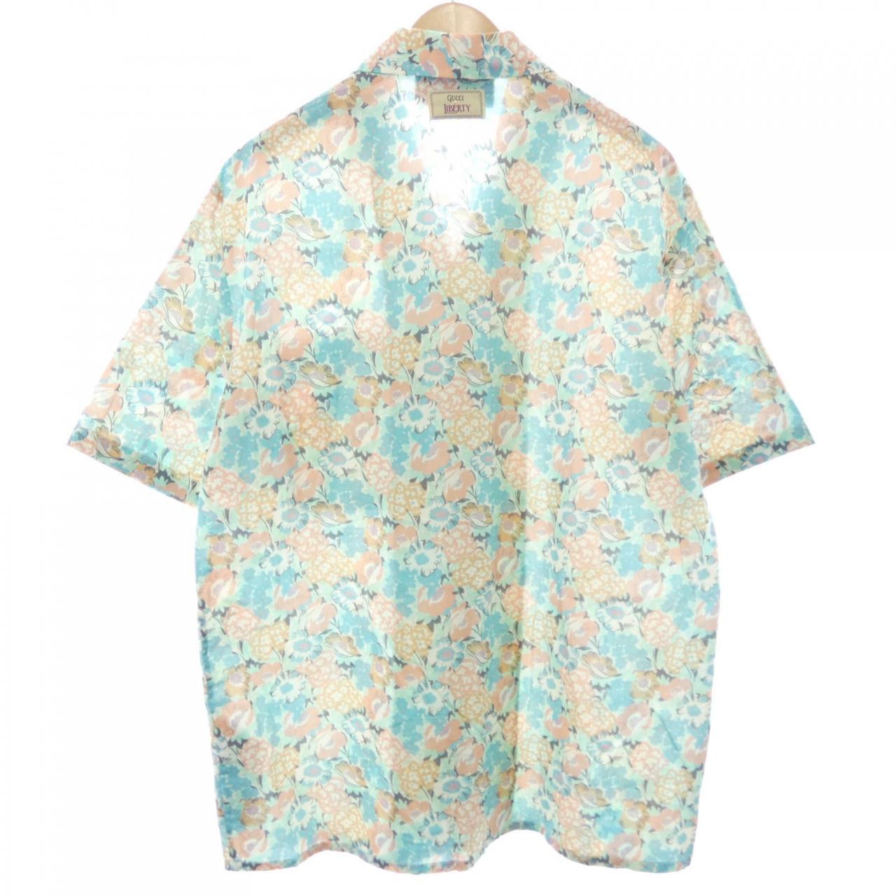 グッチ LIBERTY LONDON 半袖シャツ