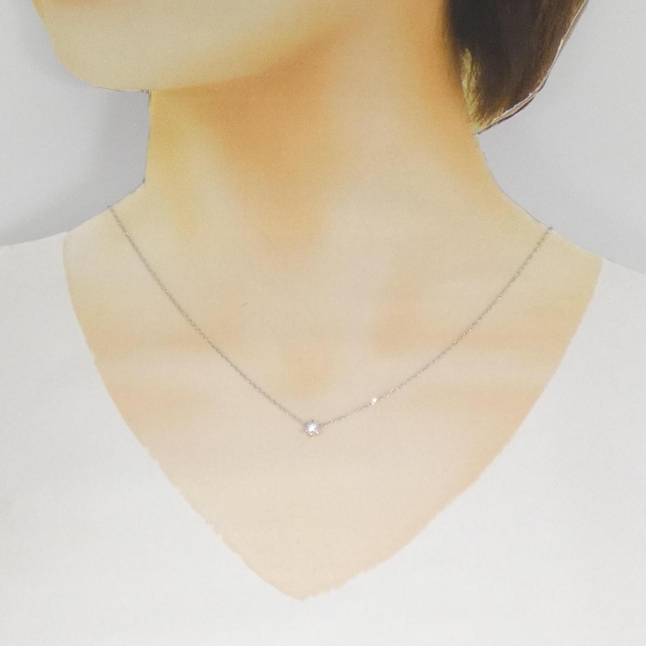 Pt850ダイヤモンドネックレス