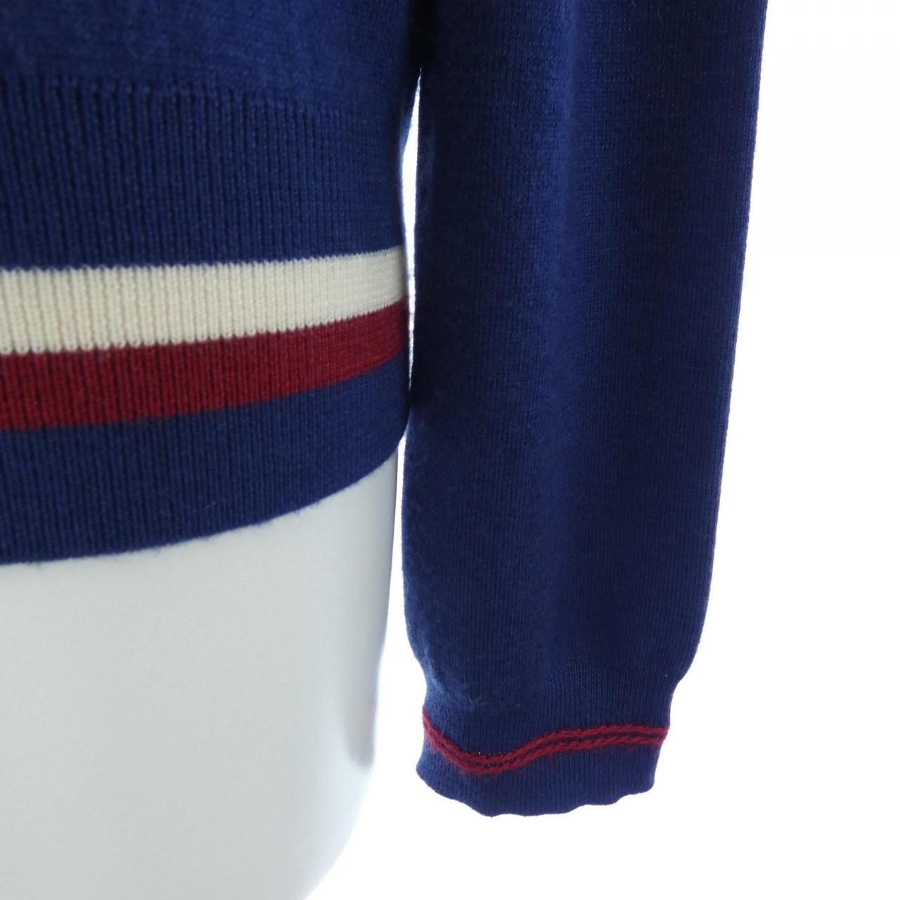エルメス CANOE CHAINE D'ANCRE カシミヤ混カーディガン