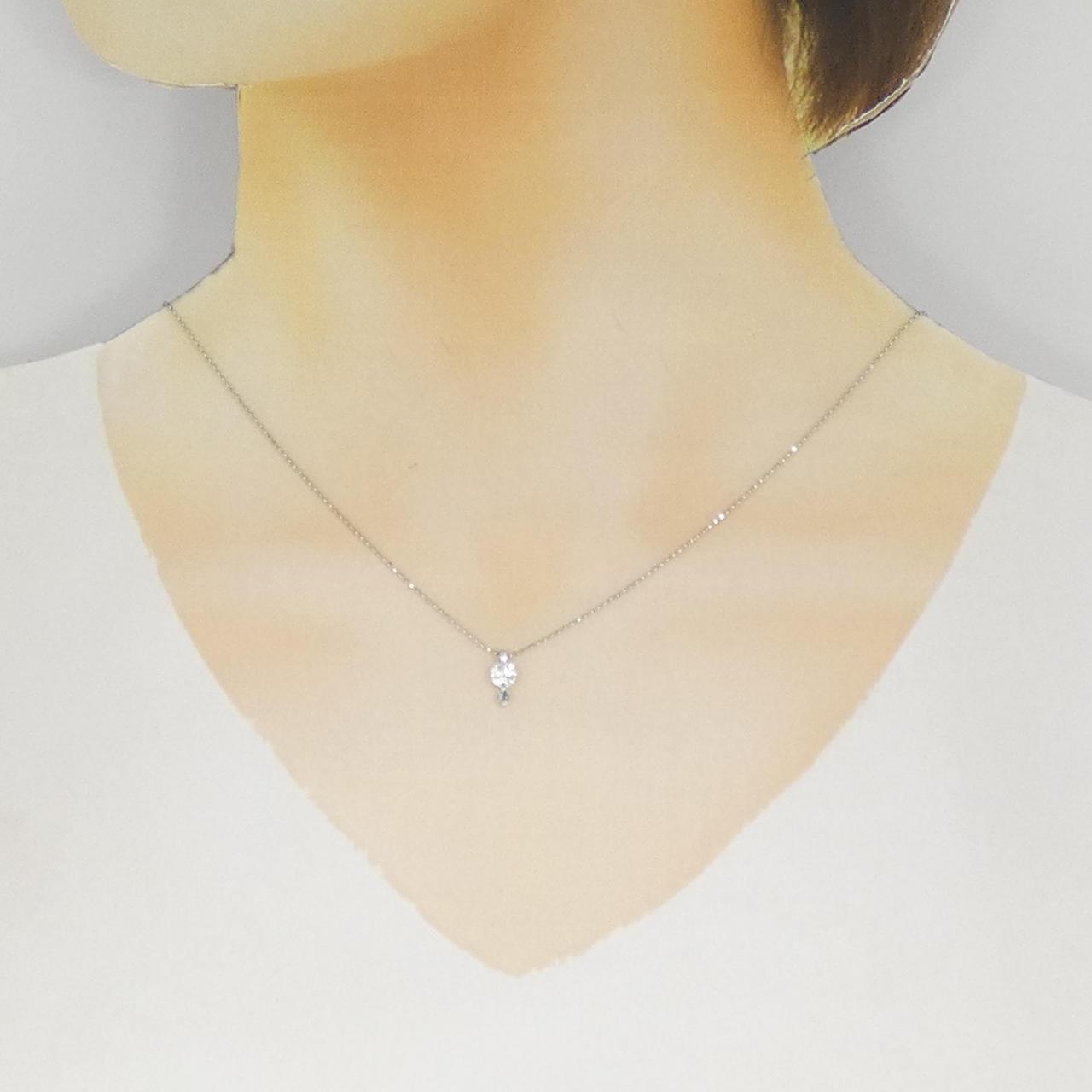 Pt850ダイヤモンドネックレス