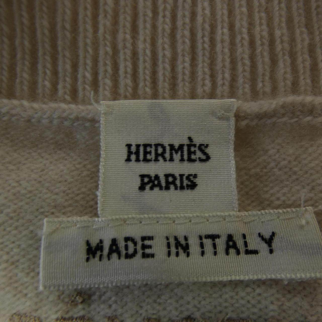 エルメス LES TAMBOURS FINESSE ウールニット38