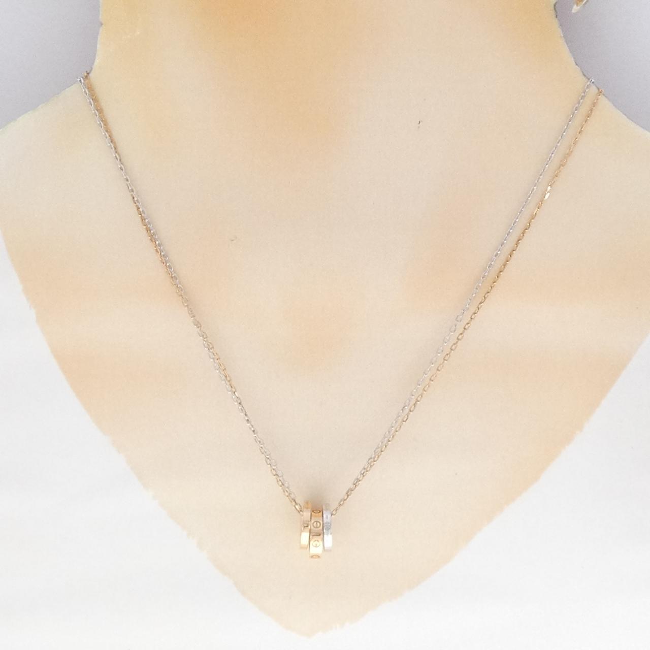 カルティエ ラブ 18Kゴールド ダイヤモンド ネックレス