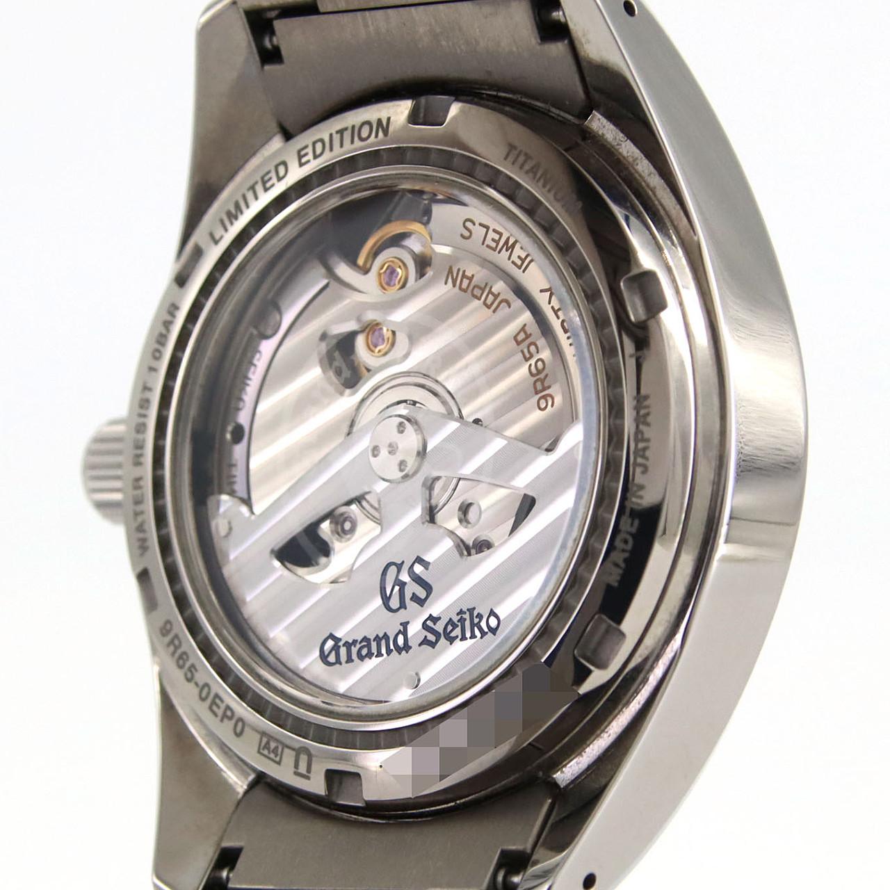 セイコーグランドセイコースプリングドライブTIリミテッドチタン