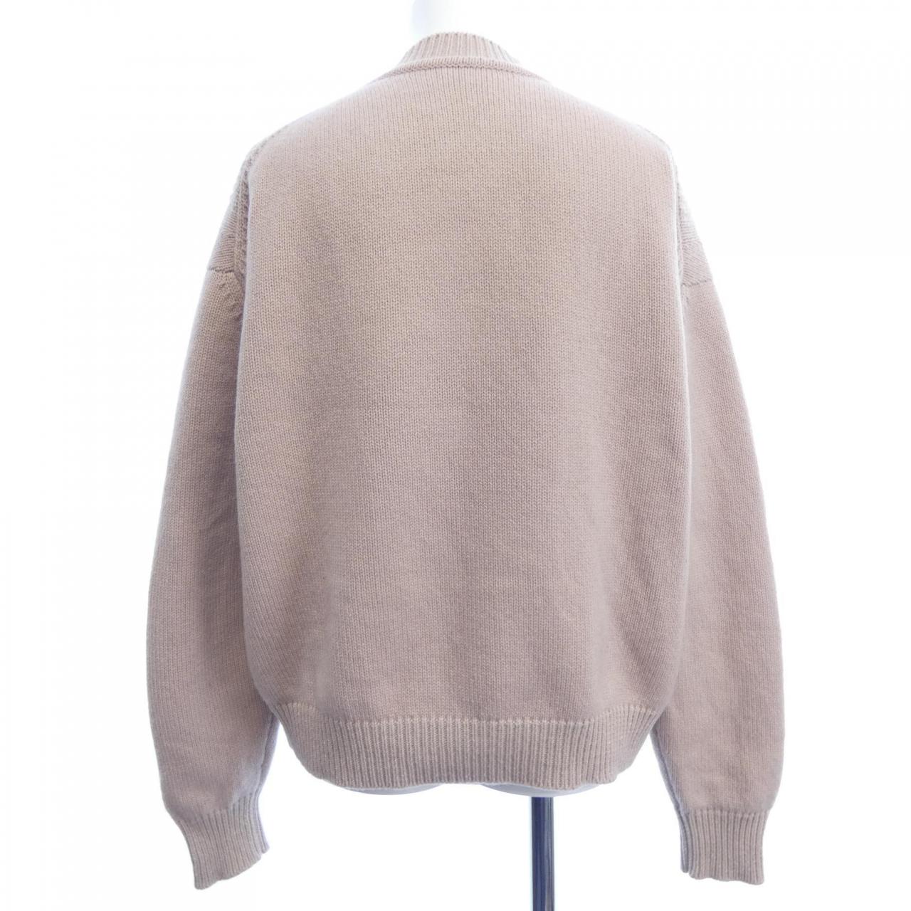 エルメス ジャージーリブ カシミヤニット