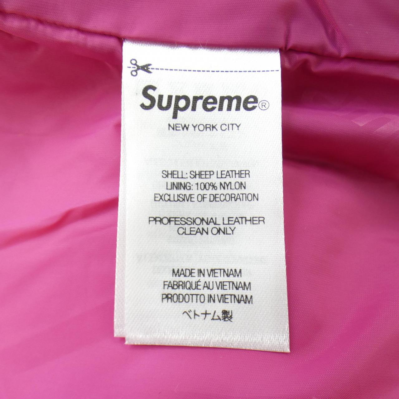 シュプリーム GORE-TEX レザージャケット