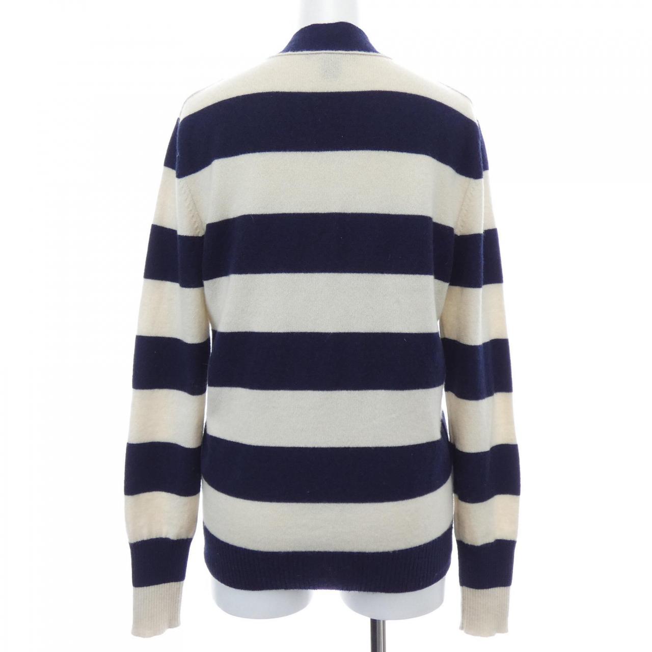 ルイヴィトン Chunky Striped Cardigan カシミヤカーディガン