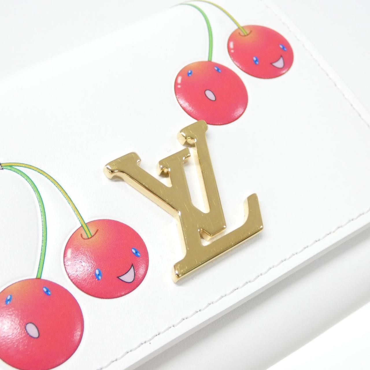 ルイヴィトン ポルトフォイユカプシーヌタイニー カウハイドレザー 長財布