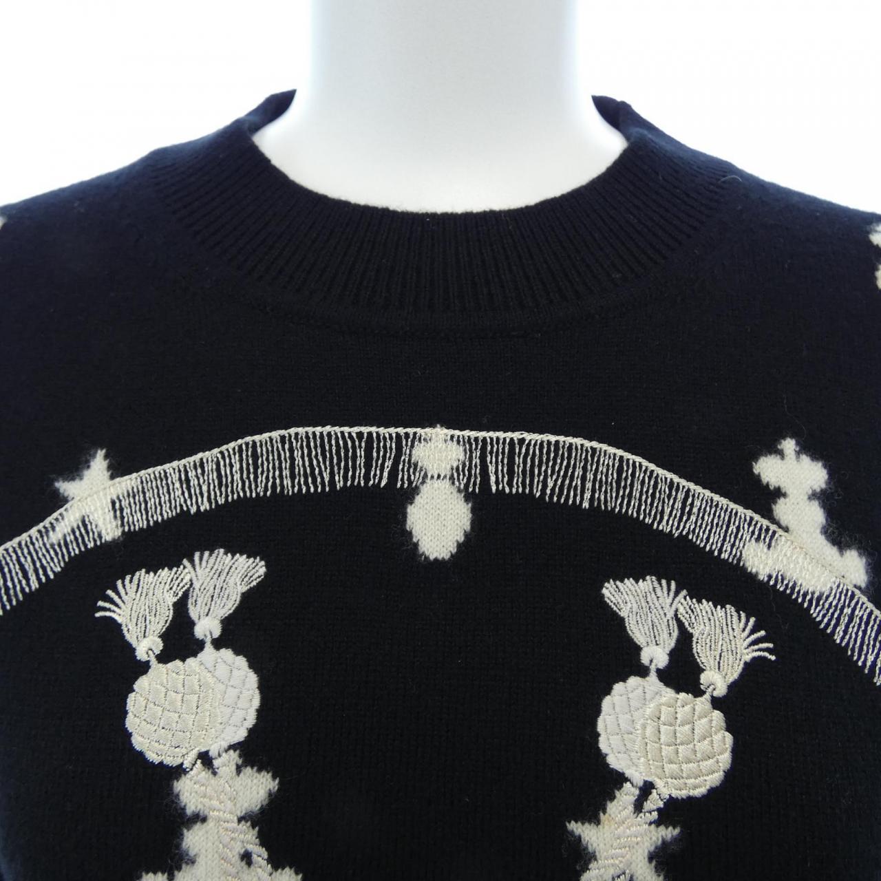 エルメス POSTE ET CAVALERIE カシミヤニット