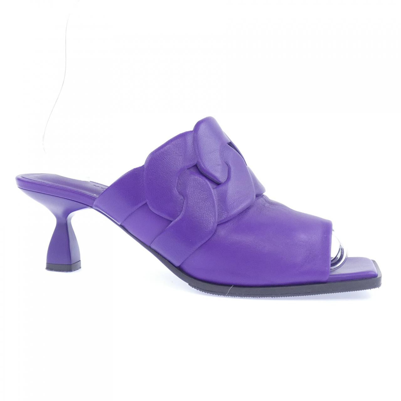 エルメス Hannah55 レザーサンダル