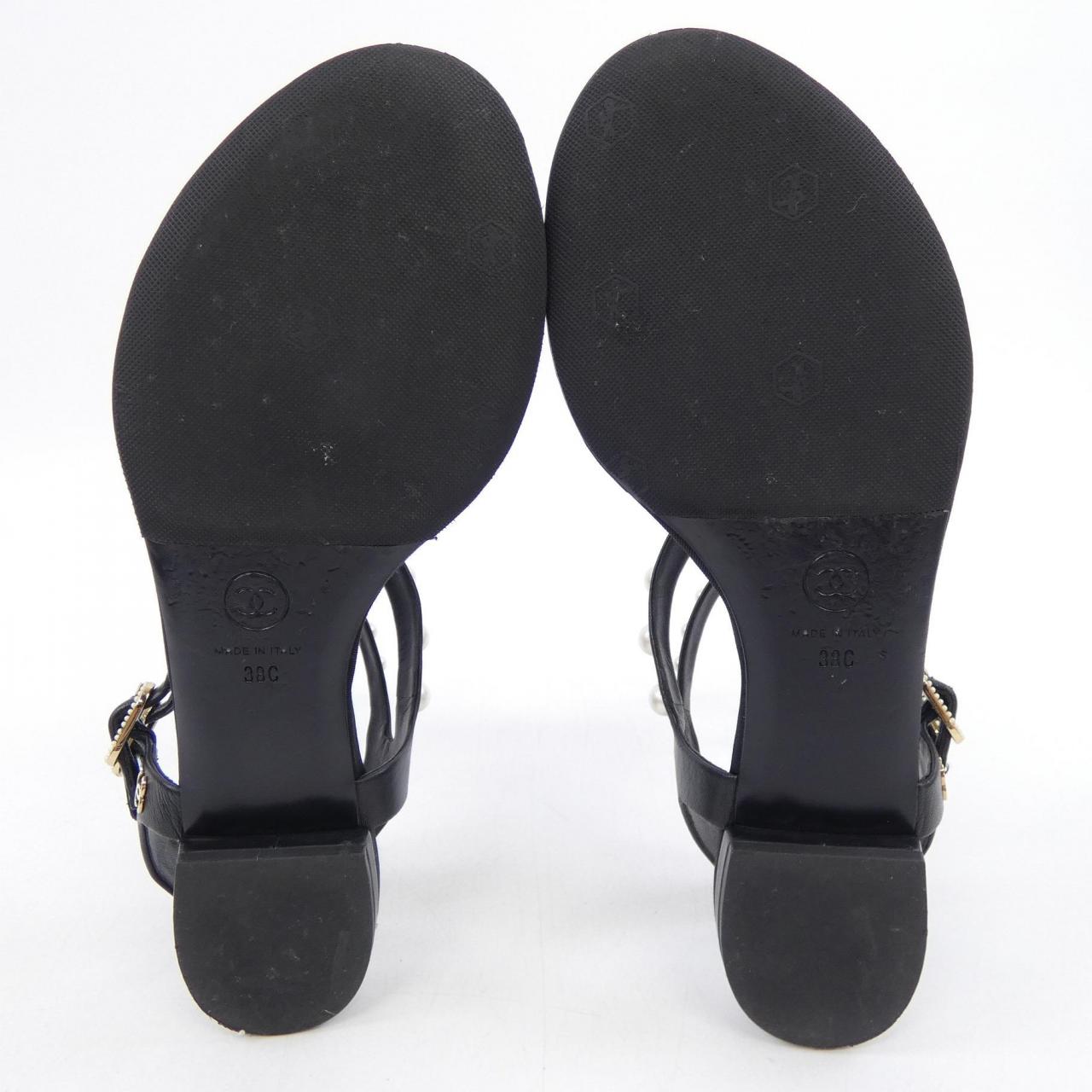 シャネル THONGS ラムスキン サンダル