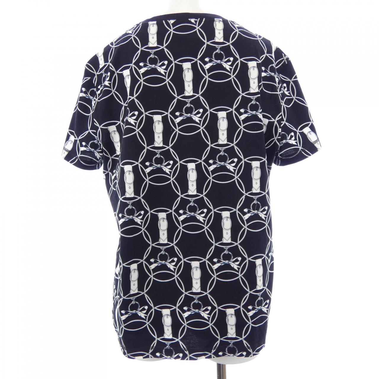 エルメス LA PROMENADE DU MATIN コットンTシャツ