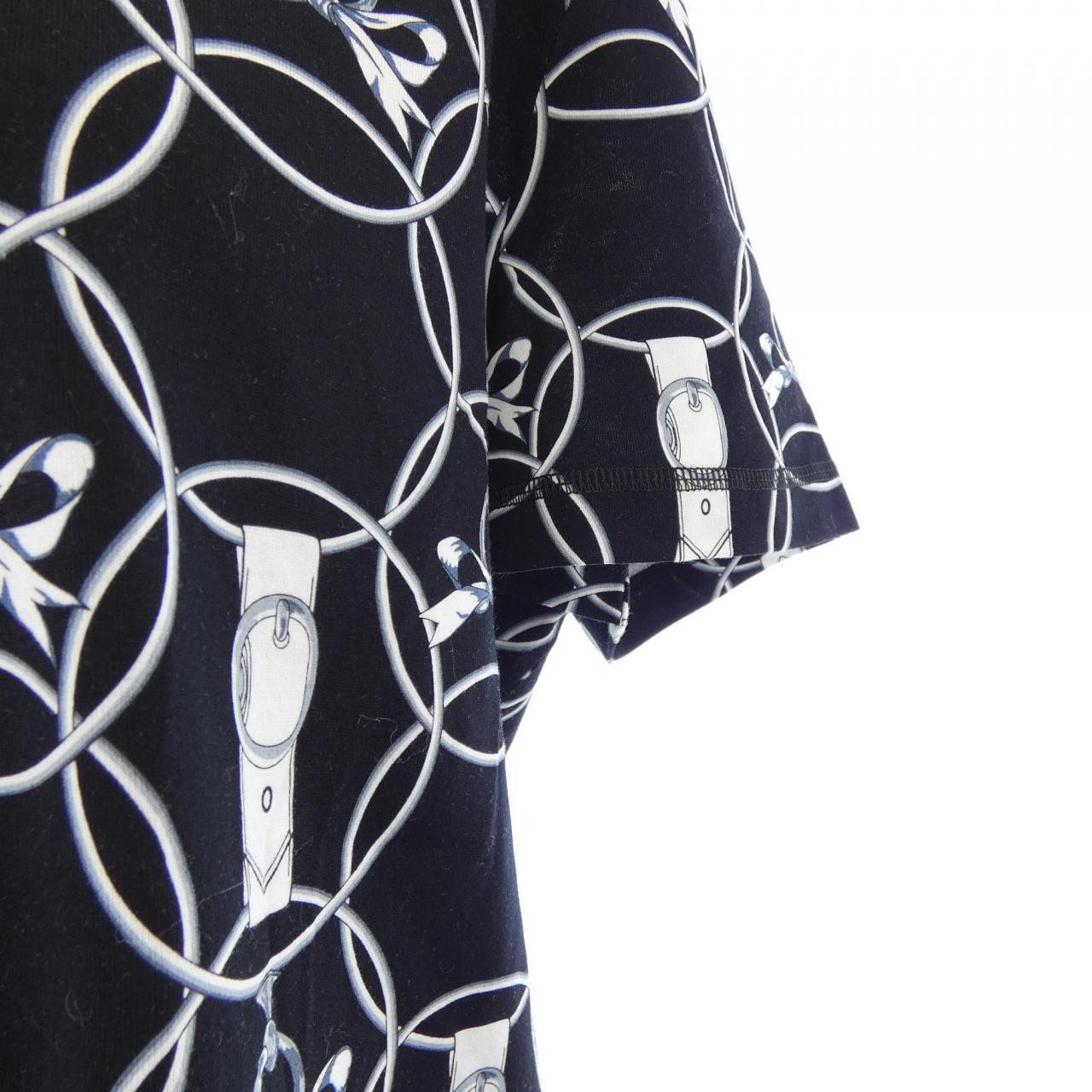 エルメス LA PROMENADE DU MATIN コットンTシャツ
