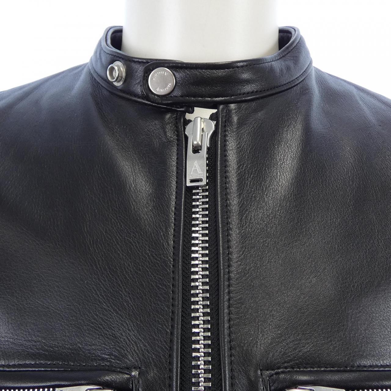 A LEATHER カウレザージャケット