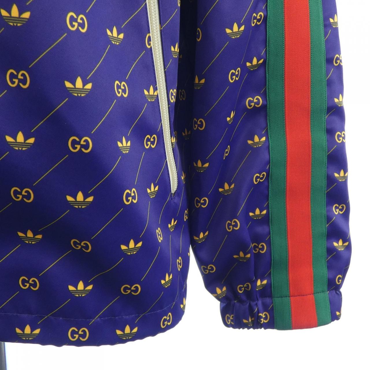 グッチ ADIDAS TREFOIL PRINT ジャケット