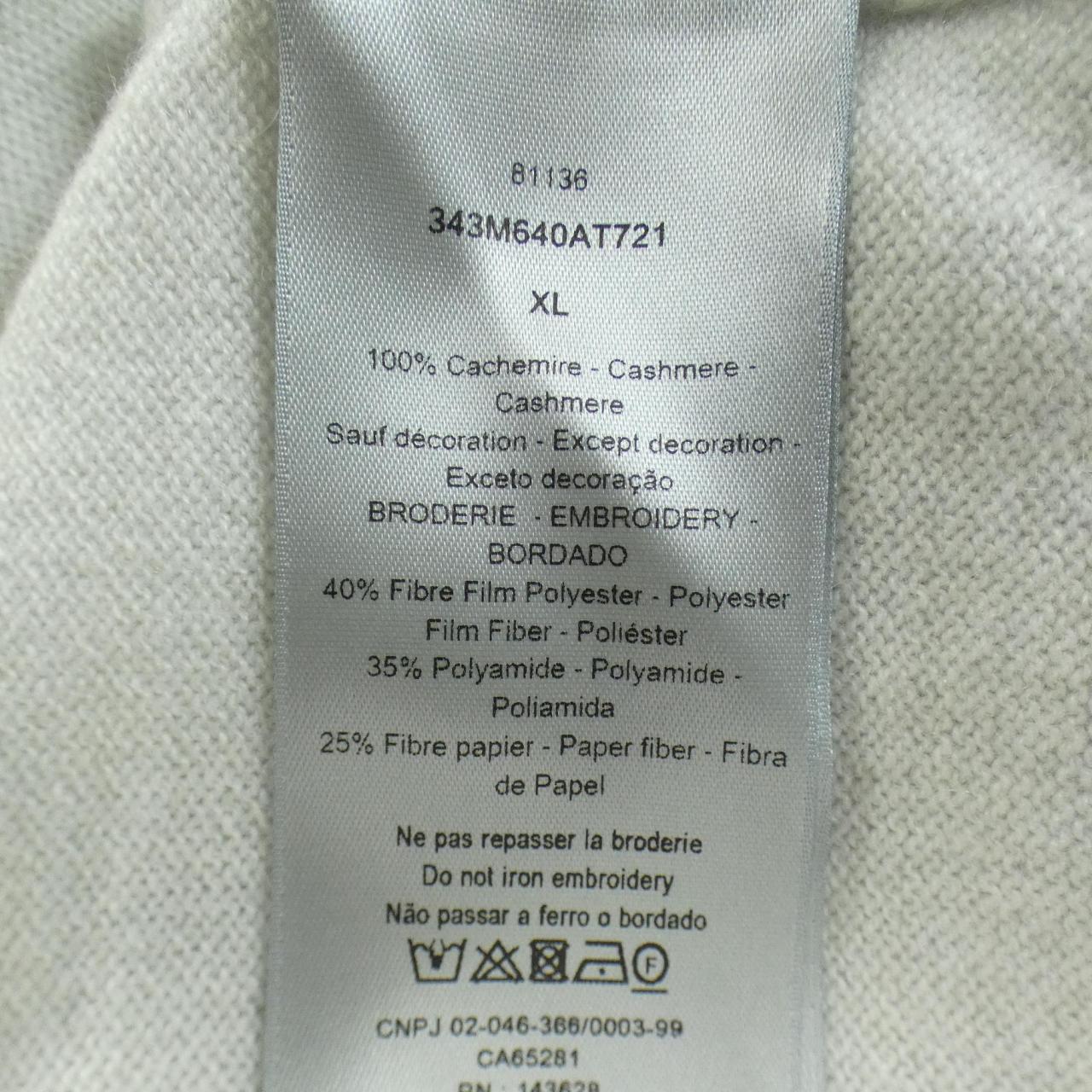 ディオール カシミヤ100% ニット