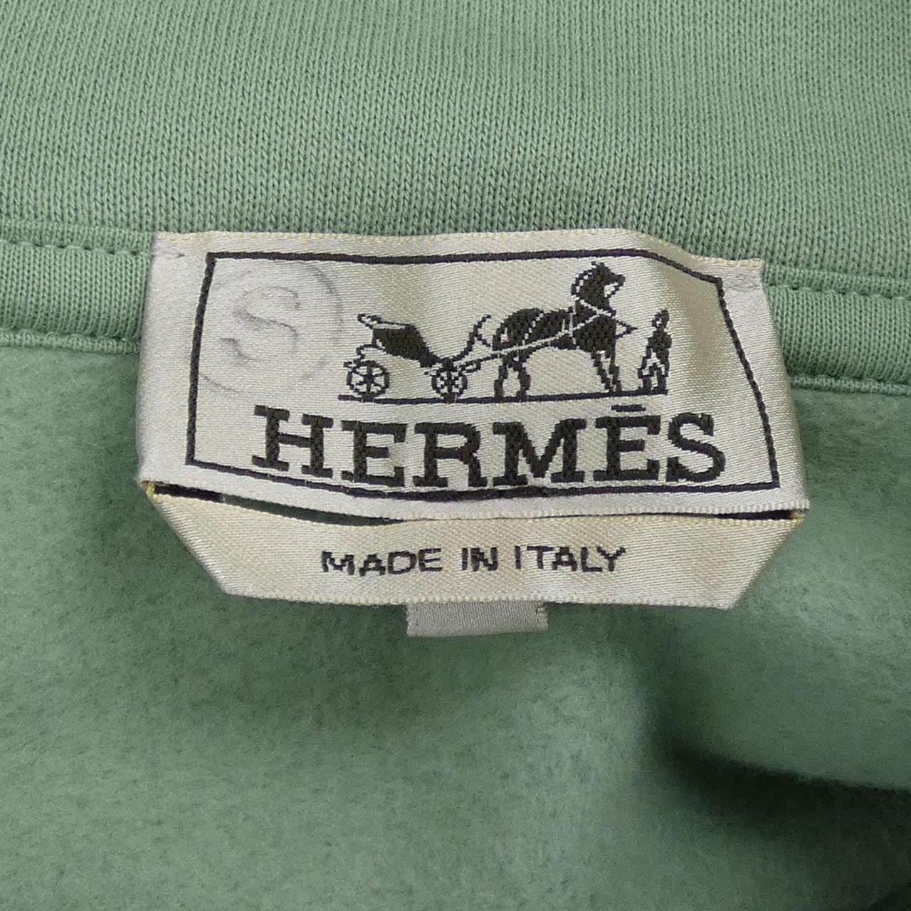 エルメス Hooded Parka Leather Patch ETRIERS DECALES パーカー