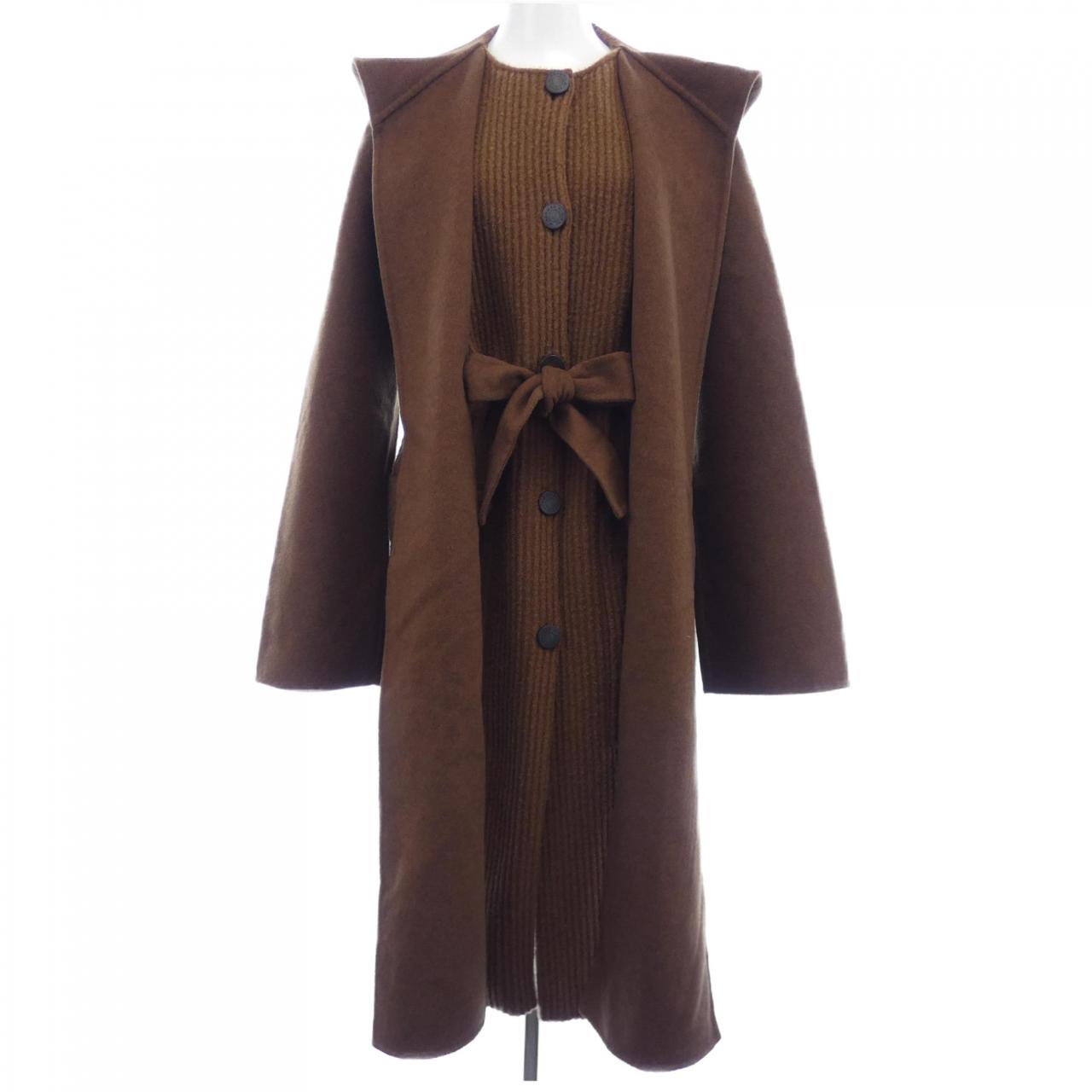 エルメス LOOK12 ベビーカシミヤ コート