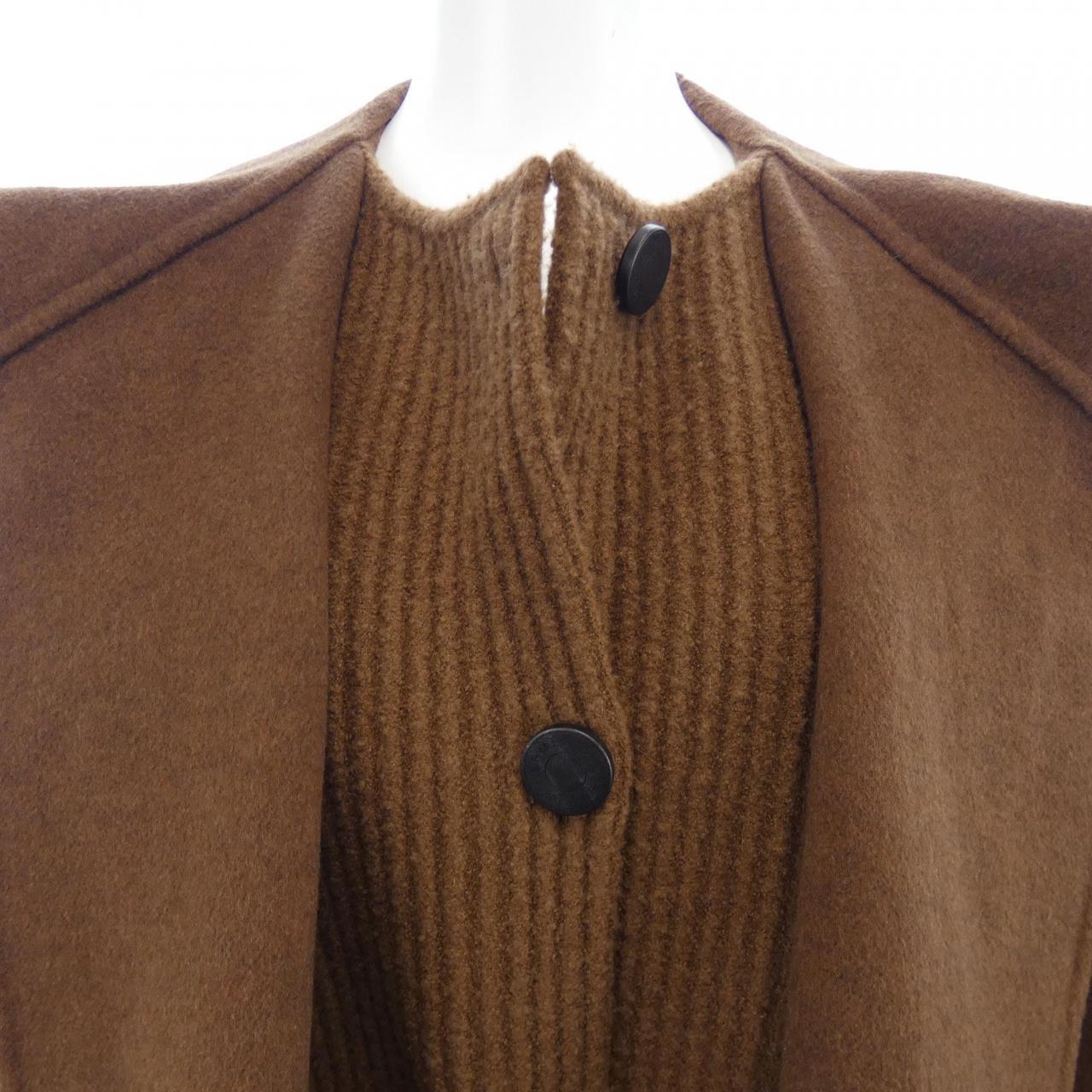 エルメス LOOK12 ベビーカシミヤ コート