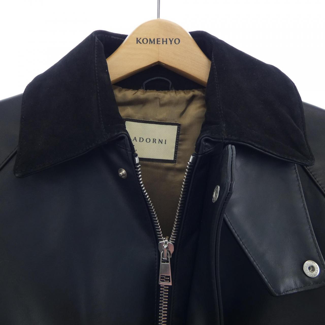 ADORNI カーフレザージャケット