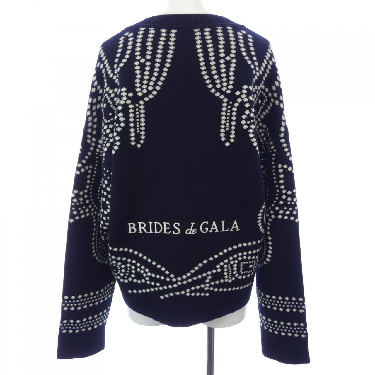 エルメス BRIDES DE GALA カシミヤカーディガン