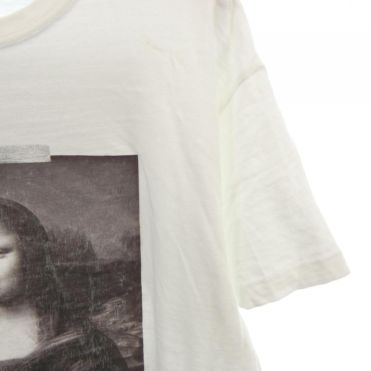 オフホワイト コットンTシャツ