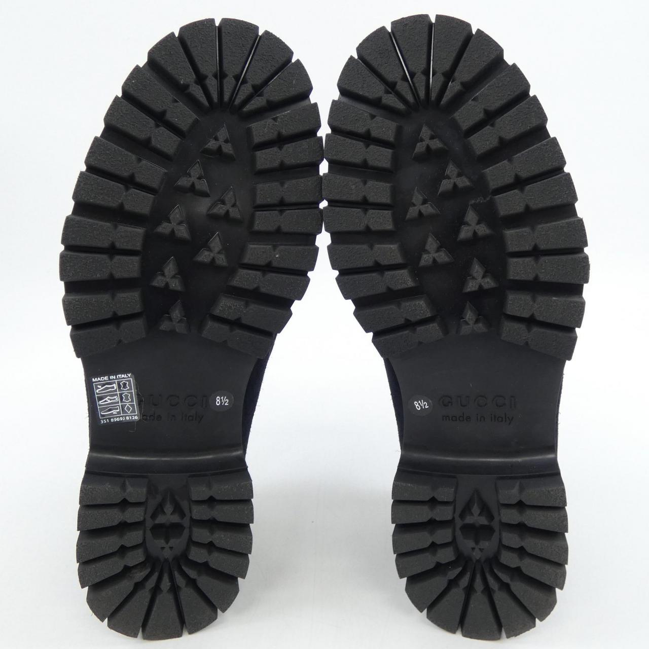 グッチ レザーシューズ