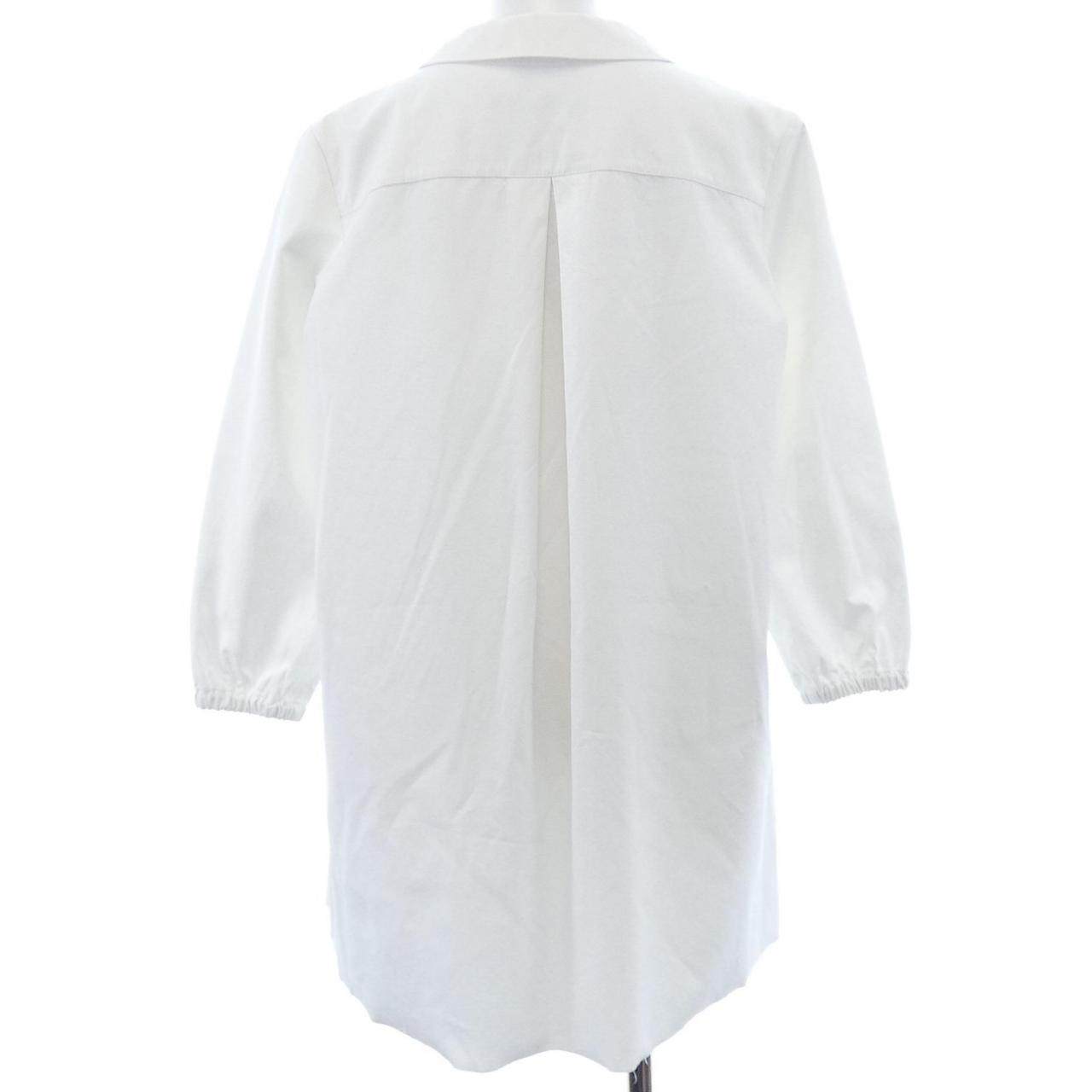 ミュウミュウ POPLIN AND JERSEY ワンピース