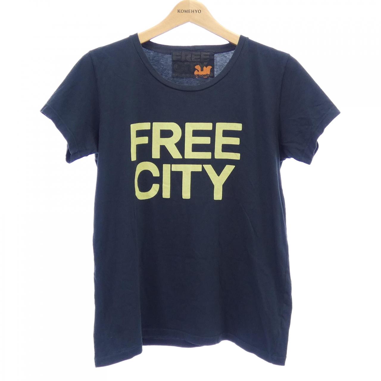 フリーシティ コットンTシャツ