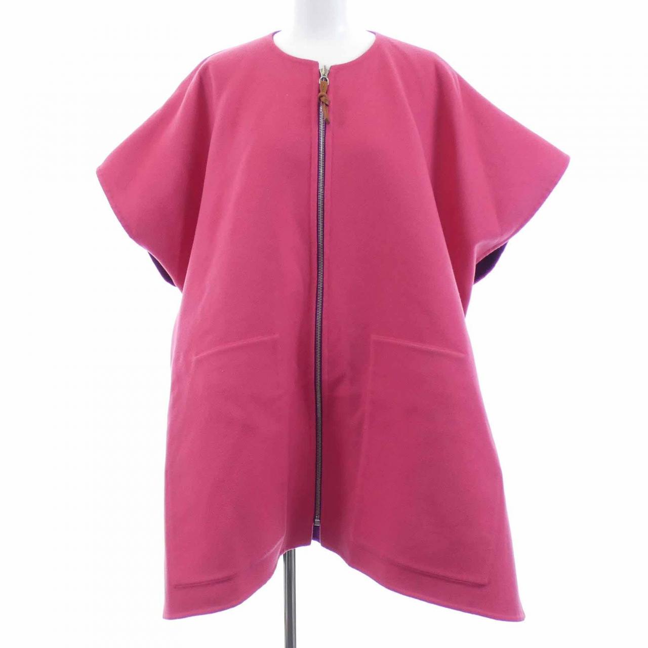 エルメス ダブルフェイス カシミヤ ケープ