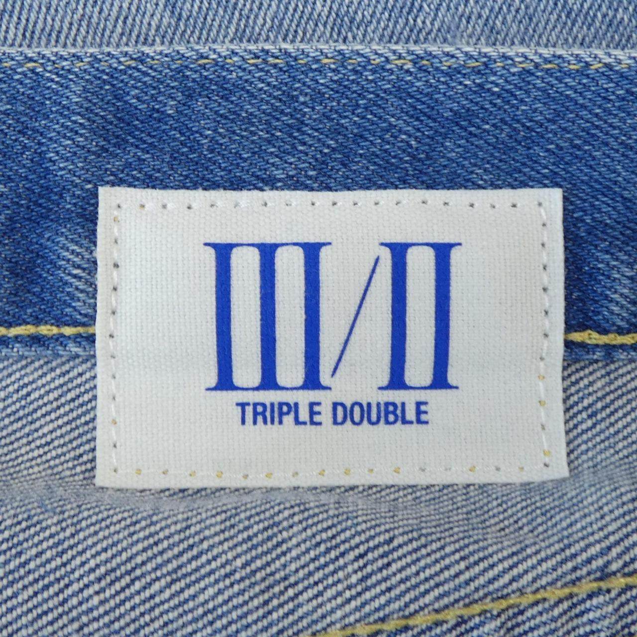 TRIPLE DOUBLE デニムジーンズ