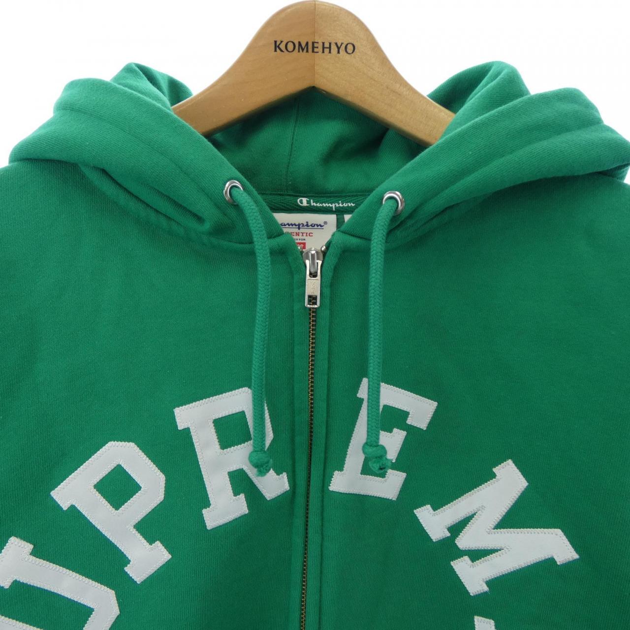 シュプリーム Champion ジップアップフーディー