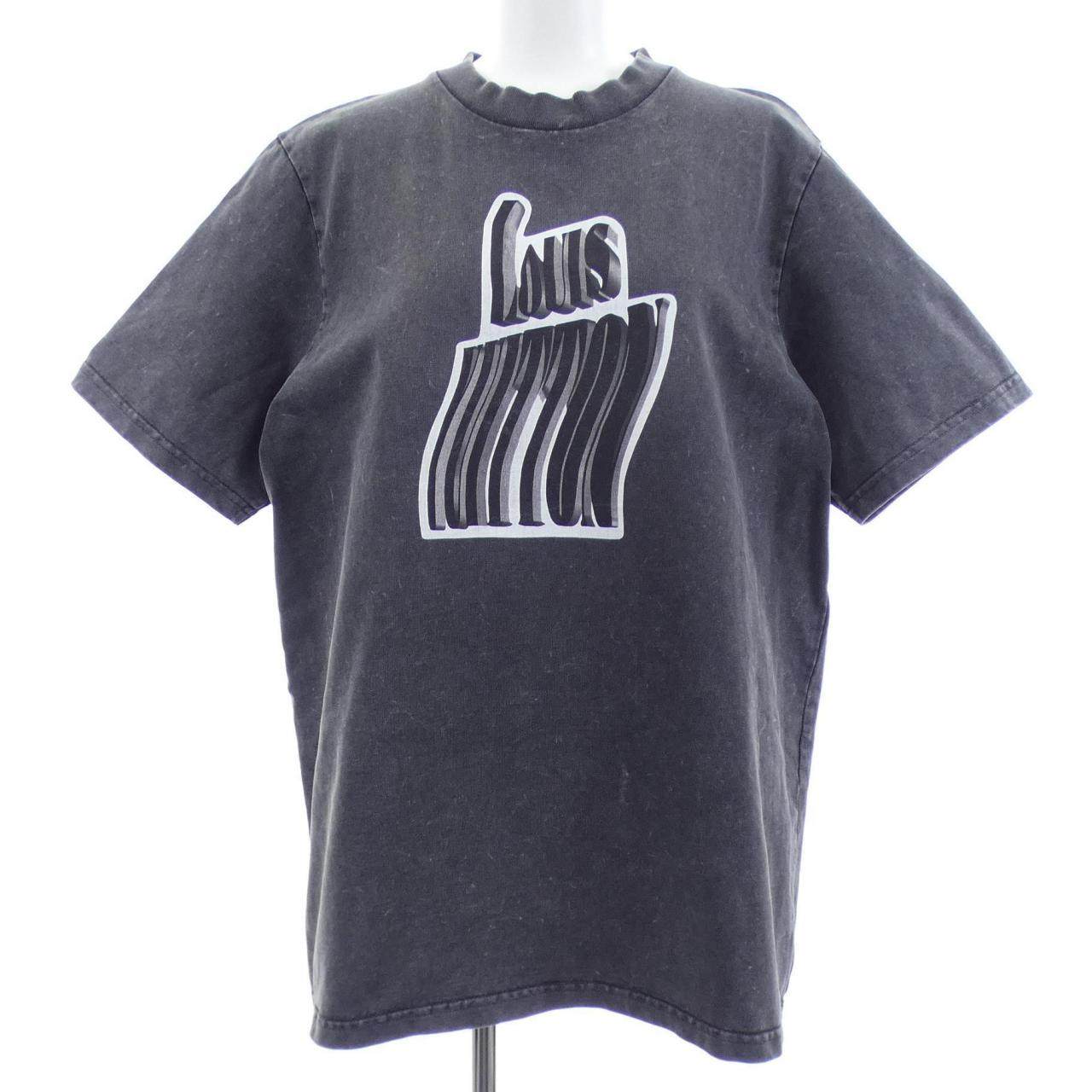 ルイヴィトン グラフィックLVシグネチャー コットン Tシャツ