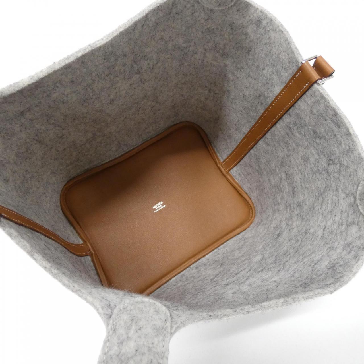 エルメス ピコタンロックタッチ MM フェルト スイフト ハンドバッグ
