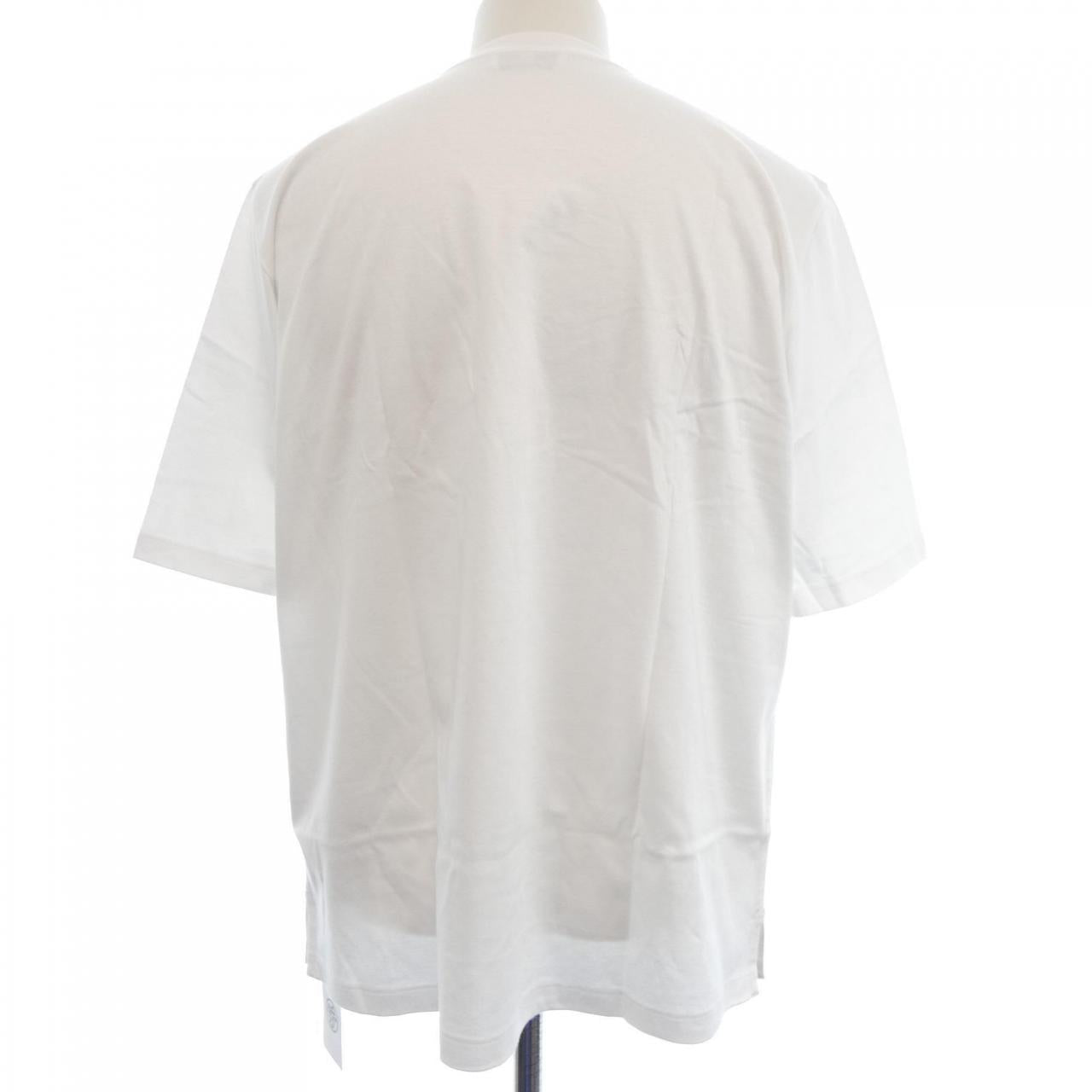 エルメス HARNAIS EN GOUACHE 3D コットンTシャツ