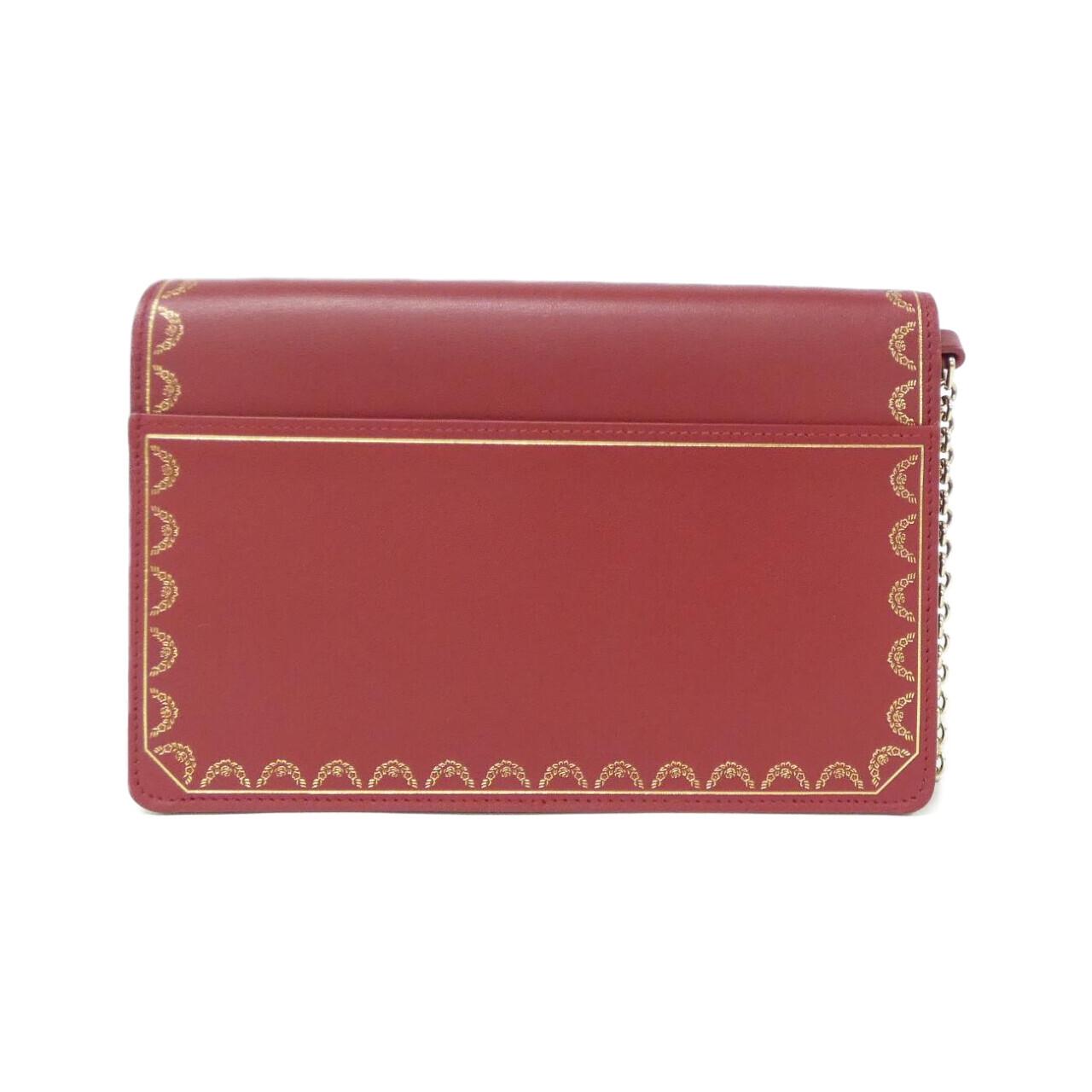 カルティエ GUIRLANDE DE CARTIER カーフ チェーンウォレット