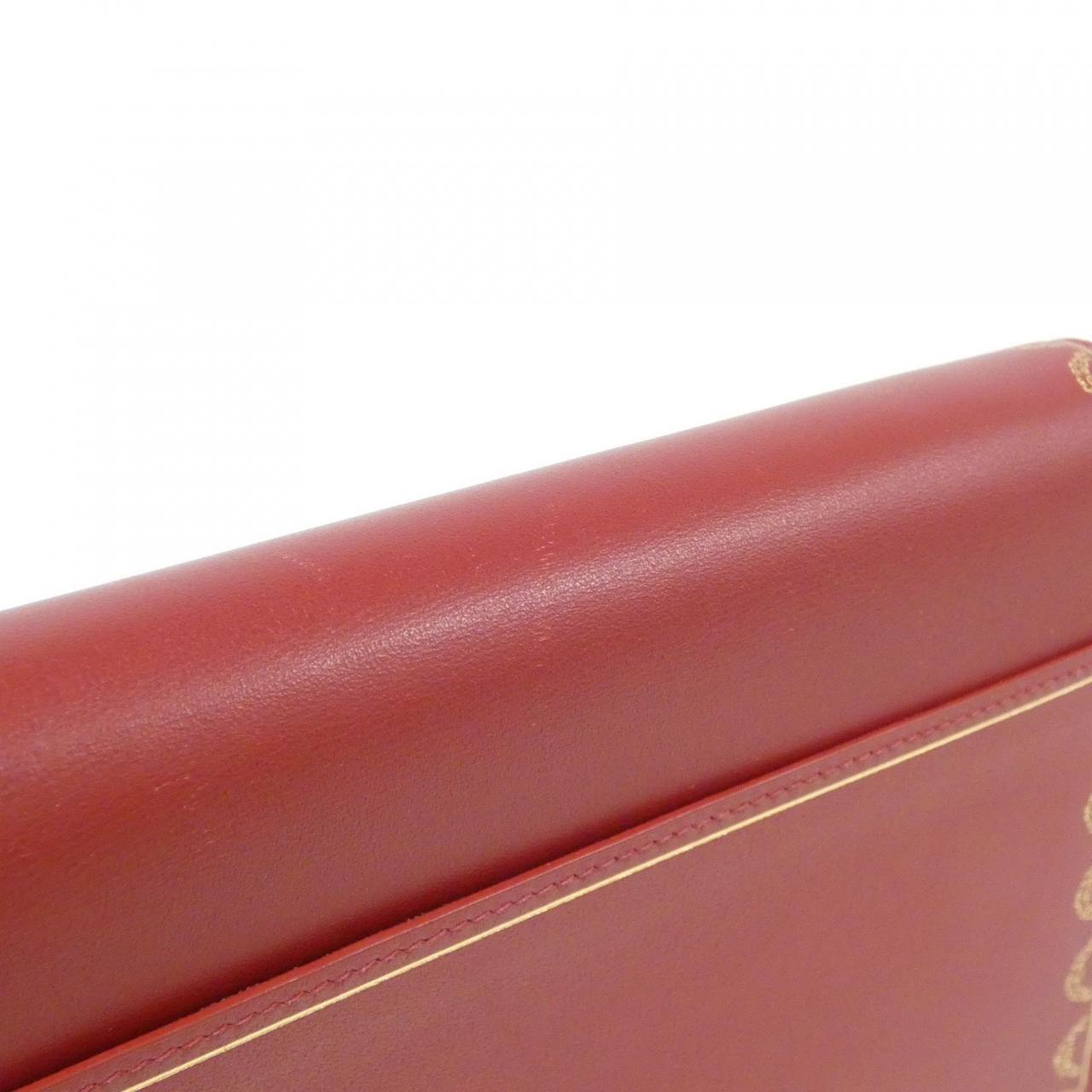 カルティエ GUIRLANDE DE CARTIER カーフ チェーンウォレット