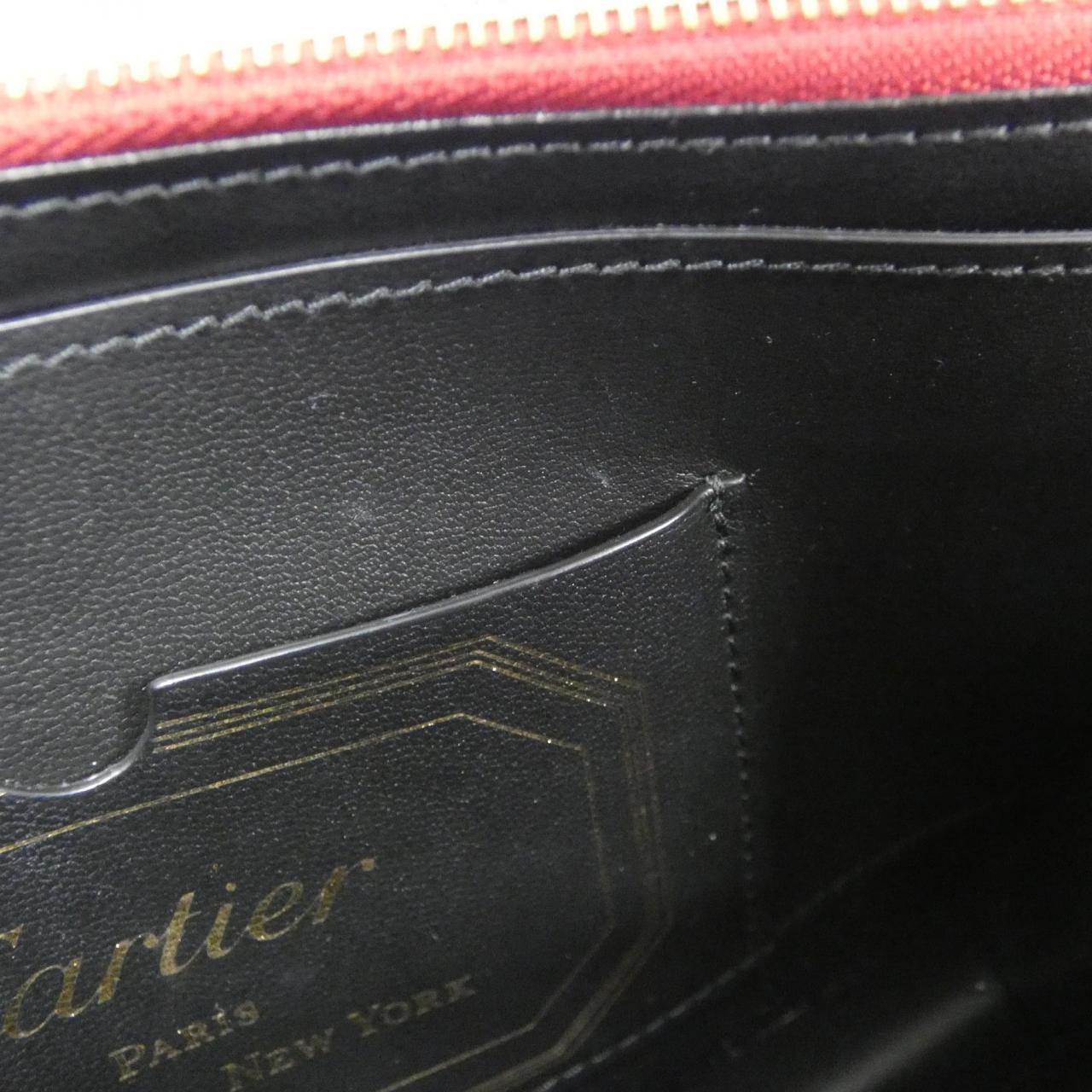 カルティエ GUIRLANDE DE CARTIER カーフ チェーンウォレット